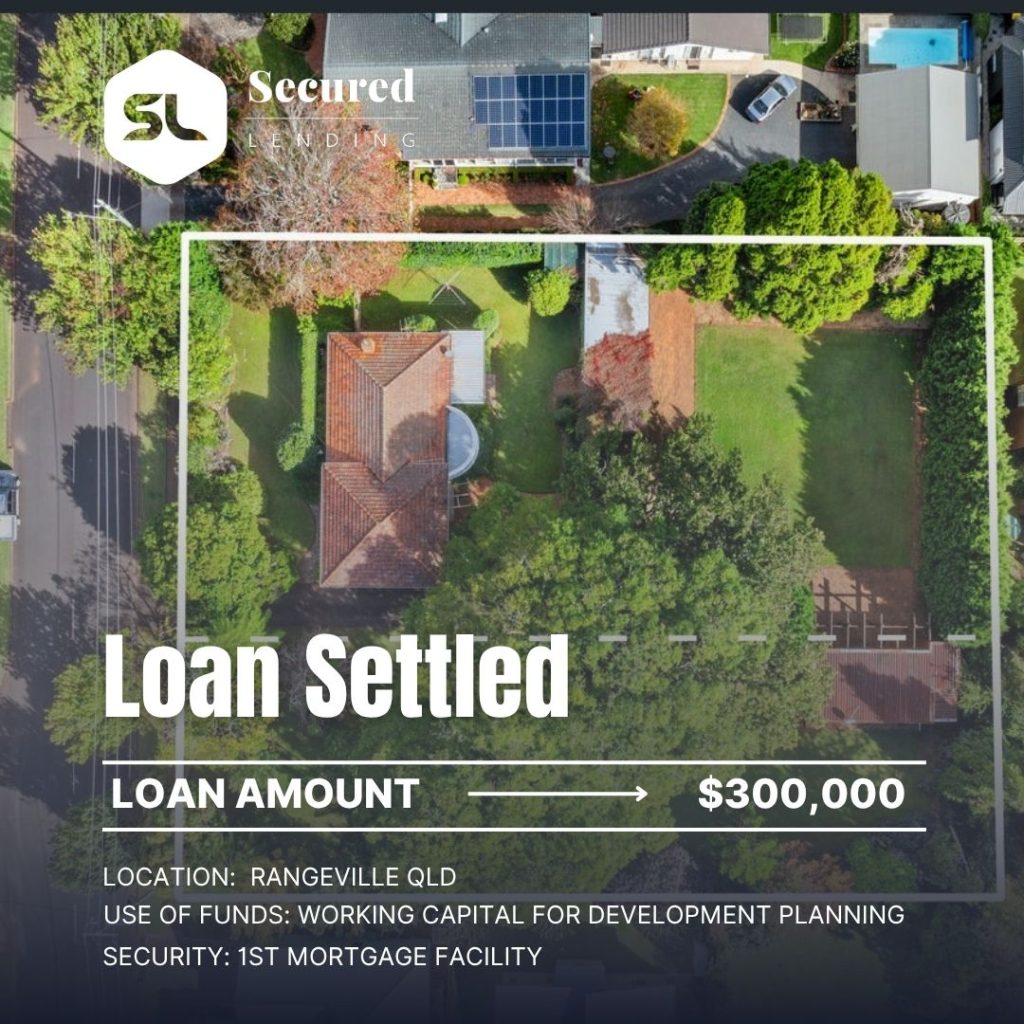 Secured Lending 300k First Mortgage Facility